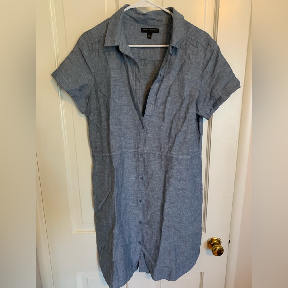 Banana Republic Shirt Dress Size 12